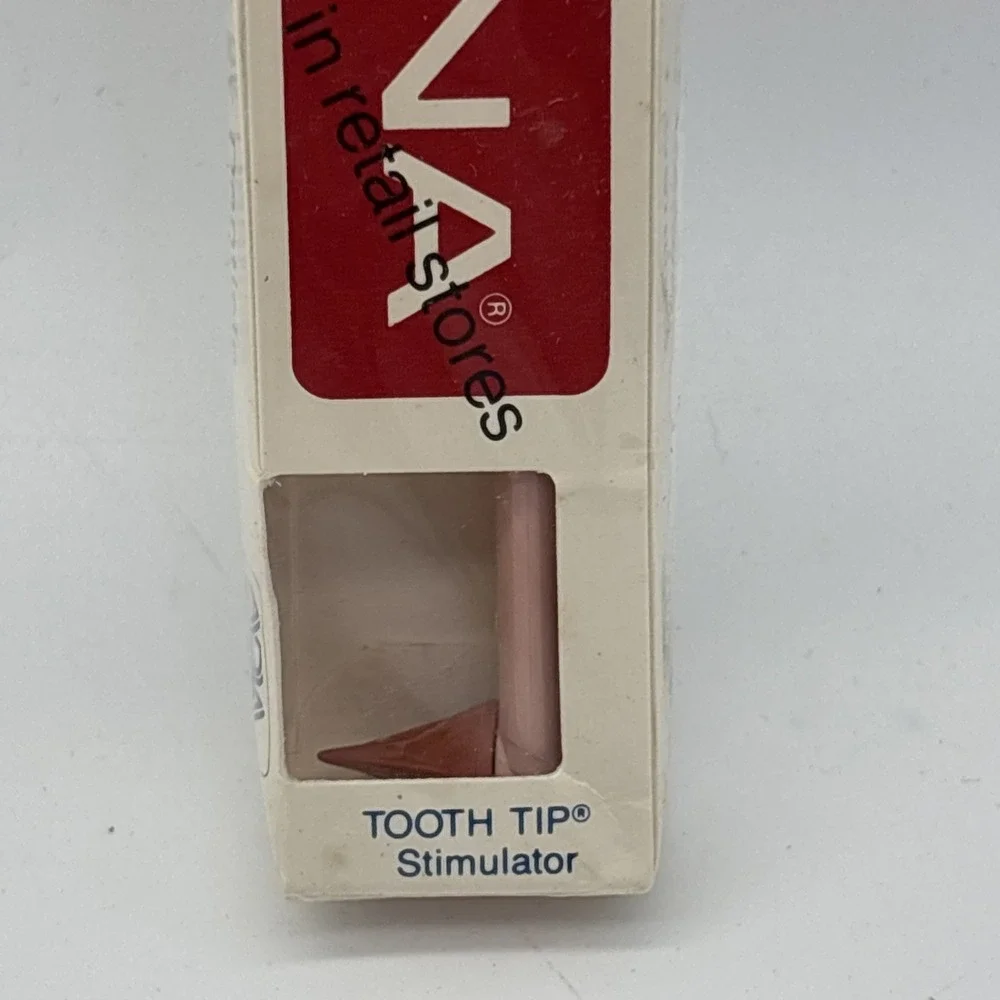 Lactona M~39 Natural Multi Tufted Toothbrush Stimulator NOS Pink
